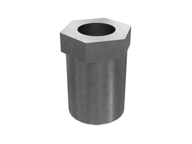 562-6176: M30 x 2mm Hex Rivet Nut