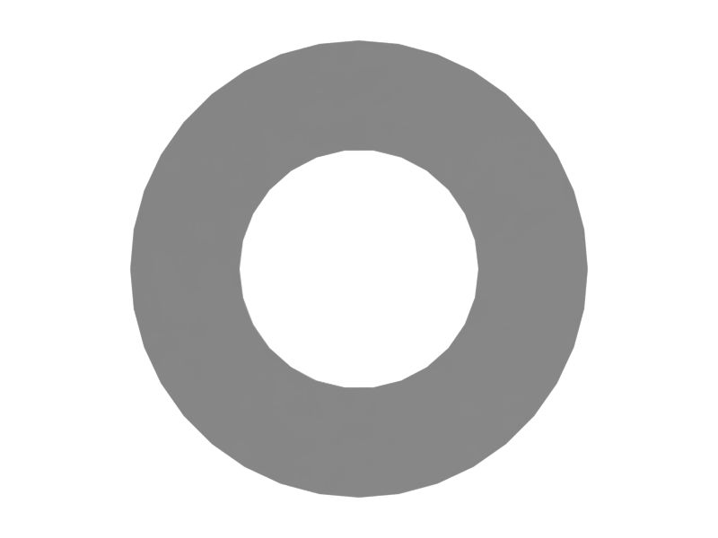 1 1/4" ID Steel Flat Washer