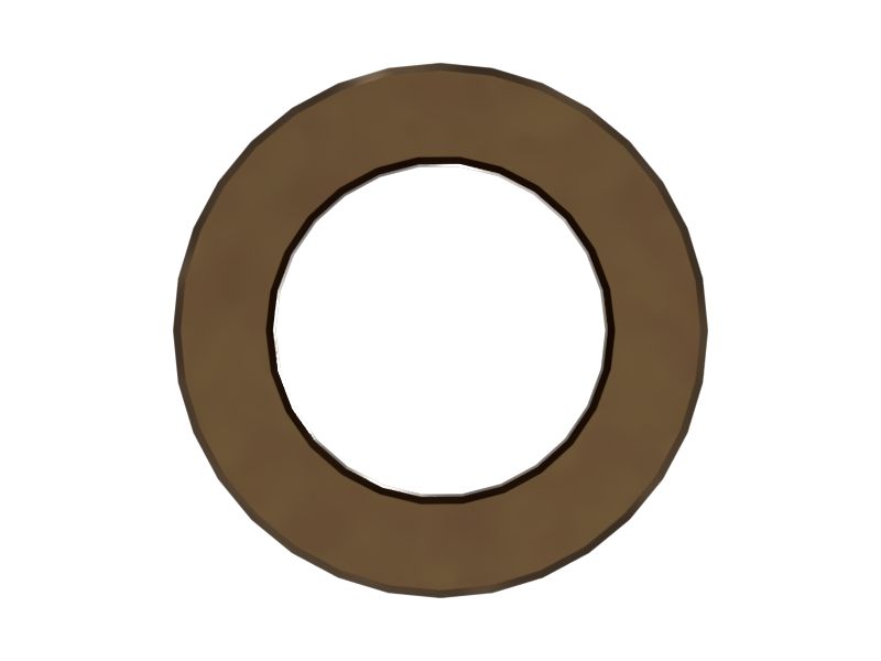 20.0mm Inner Diameter Flange Sleeve Bearing