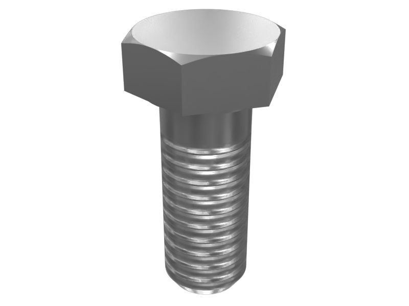 M12-1.75 x 30mm Hex Head Bolt
