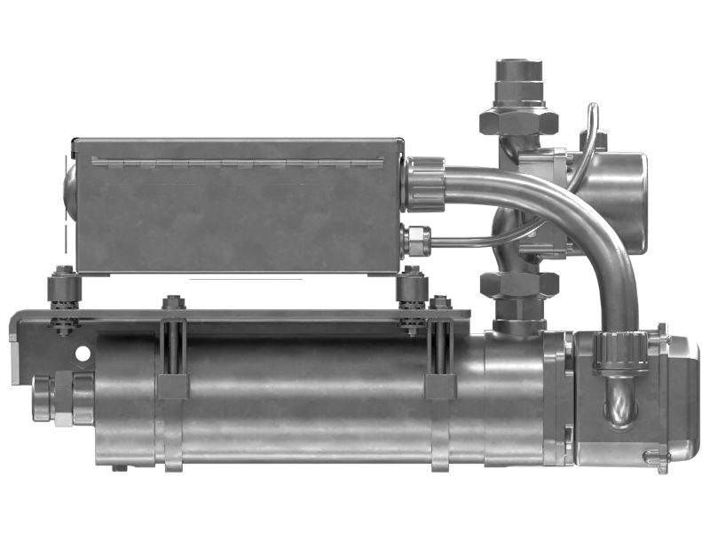 БЛОК НАГРЕВАТЕЛЯ ВОДЫ В РУБАШКЕ ОХЛАЖДЕНИЯ
