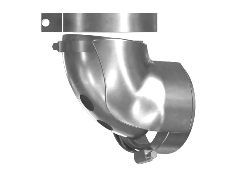 313-5972: Schermo termico linea aria turbocompressore