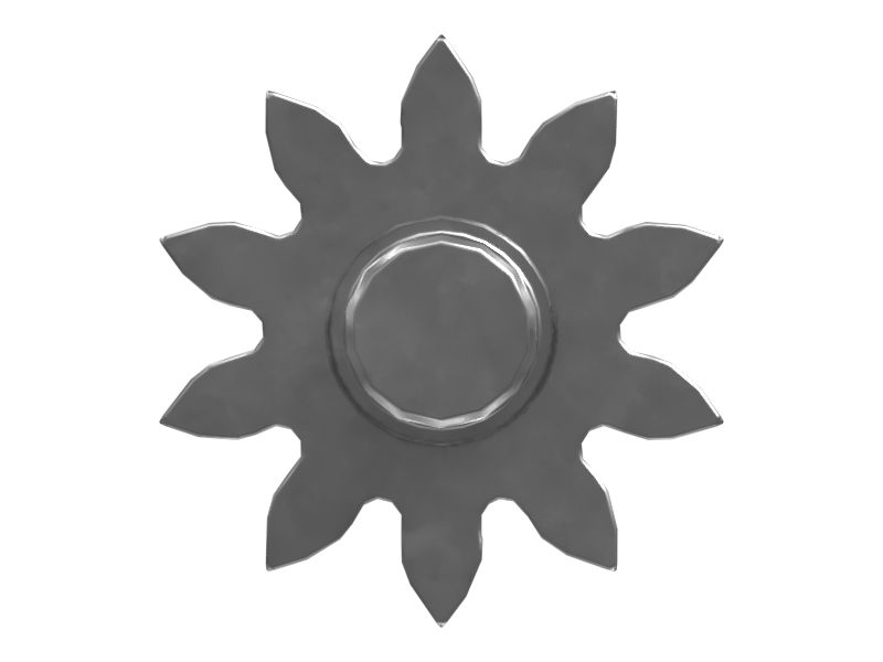 10 Teeth Gear Shaft Drive