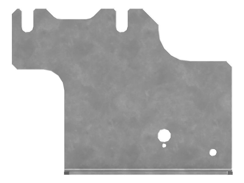 3mm Thick Steel Chassis Compartment Light Wiring Bracket