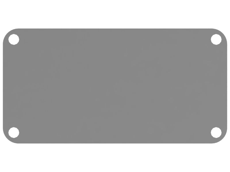 1mm Thick Tool Recognition Plate