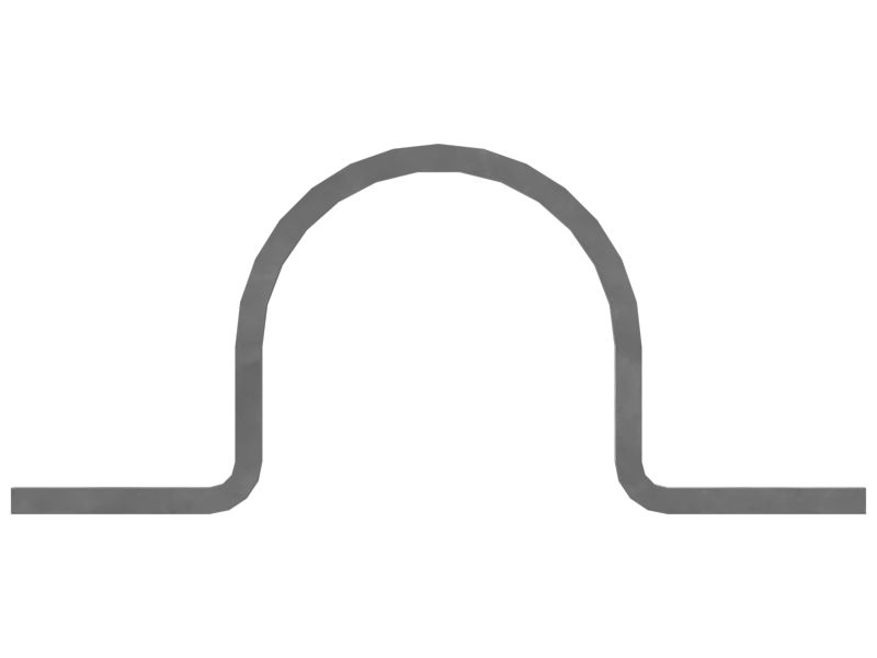 Седельный хомут диаметром 68 мм