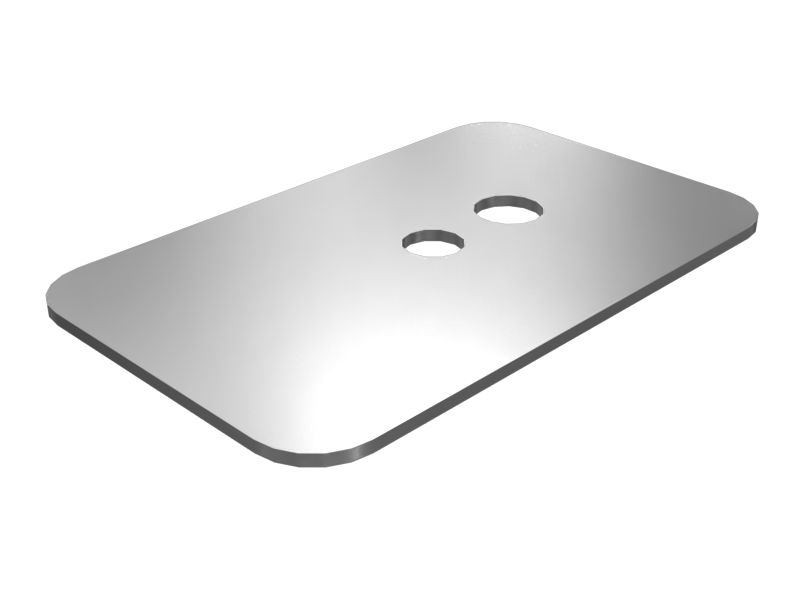 616-4172: 10mm Thick Hydraulic Hammer Housing Wear Plate