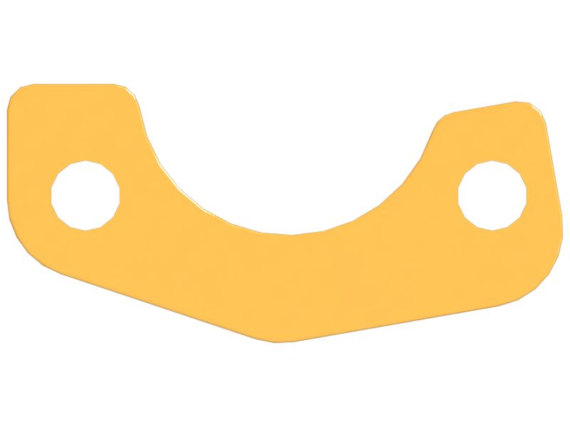 Secondary Steering Line Clip Supporting Plate