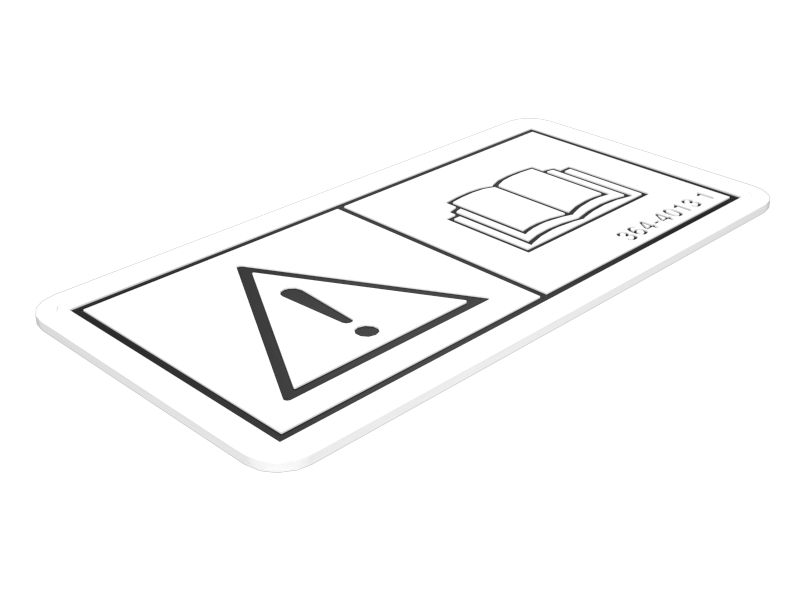 НАКЛЕЙКА С ПРЕДУПРЕЖДЕНИЕМ