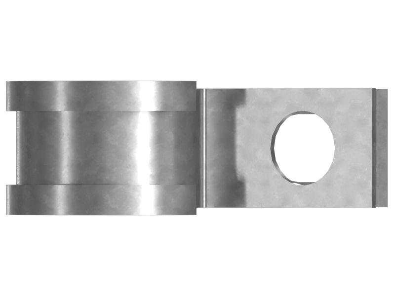 Петлевой зажим с подкладкой, внутренний диаметр 18,5 мм