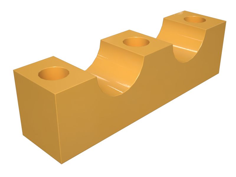608-9016: Hydraulic Hose Clamp Block 6089016 купить
