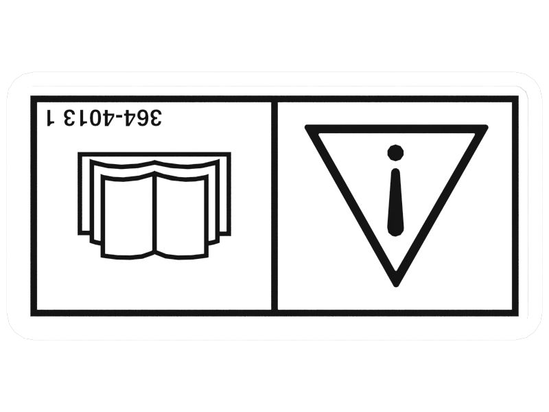 НАКЛЕЙКА С ПРЕДУПРЕЖДЕНИЕМ