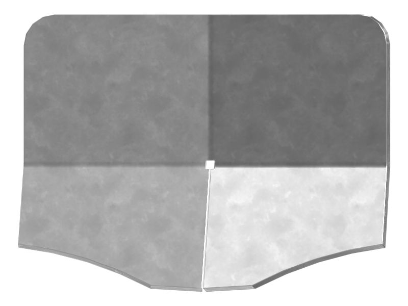 8mm Thick Blade Center Top Guard