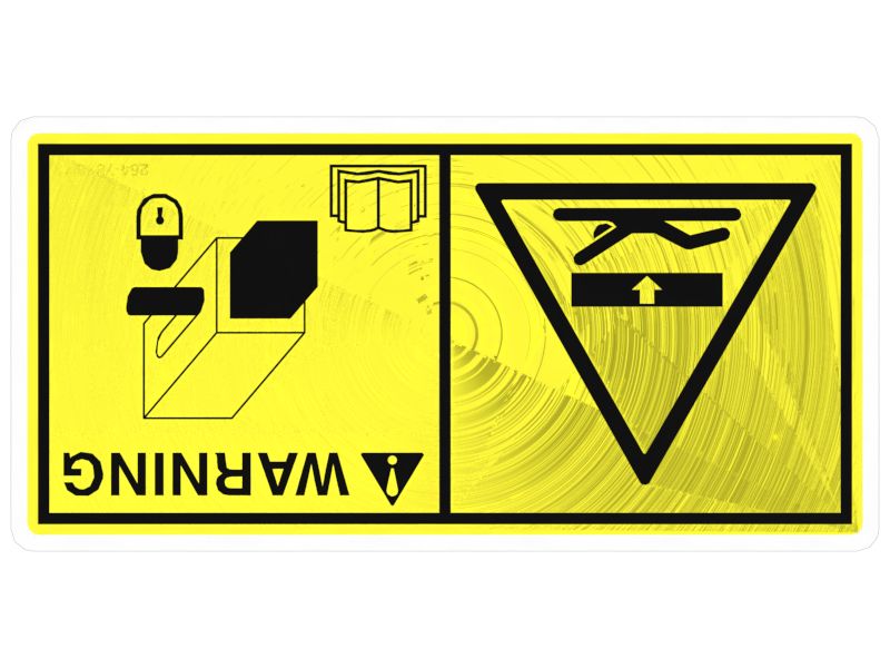 НАКЛЕЙКА ПРЕДУПРЕДИТЕЛЬНАЯ PI