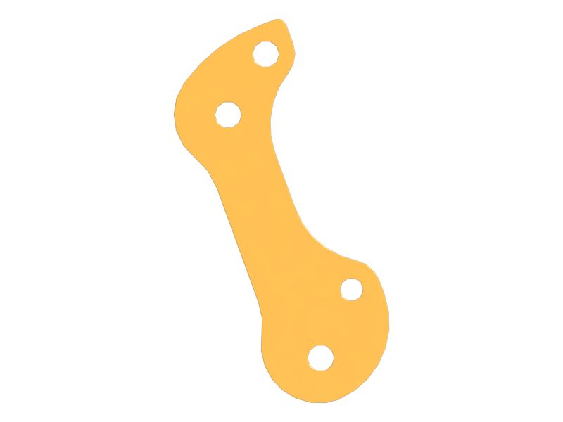 Rail Wheel Support Plate