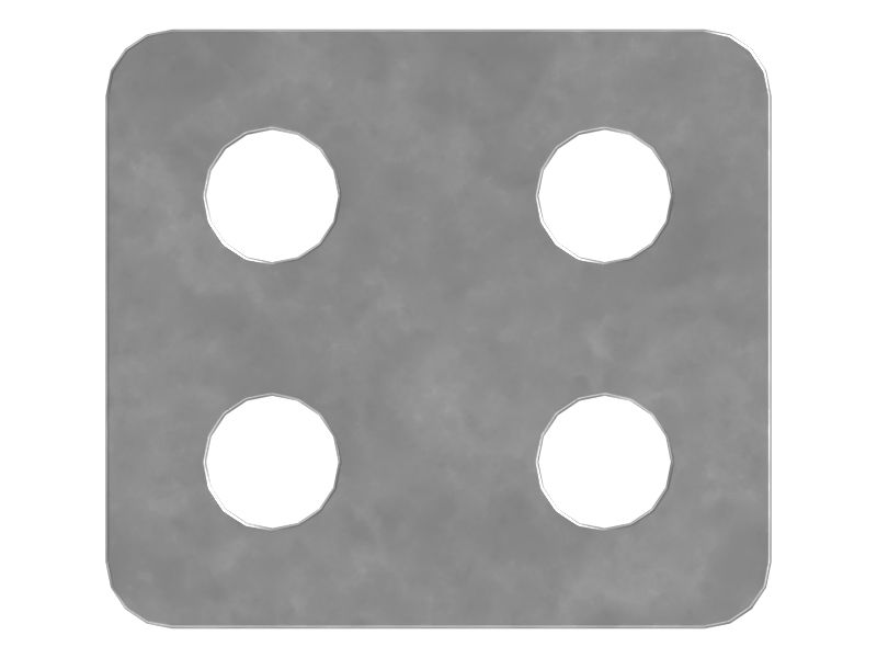 606-2447: 6mm Thick Cowling Mounting Spacer Plate 6062447 купить