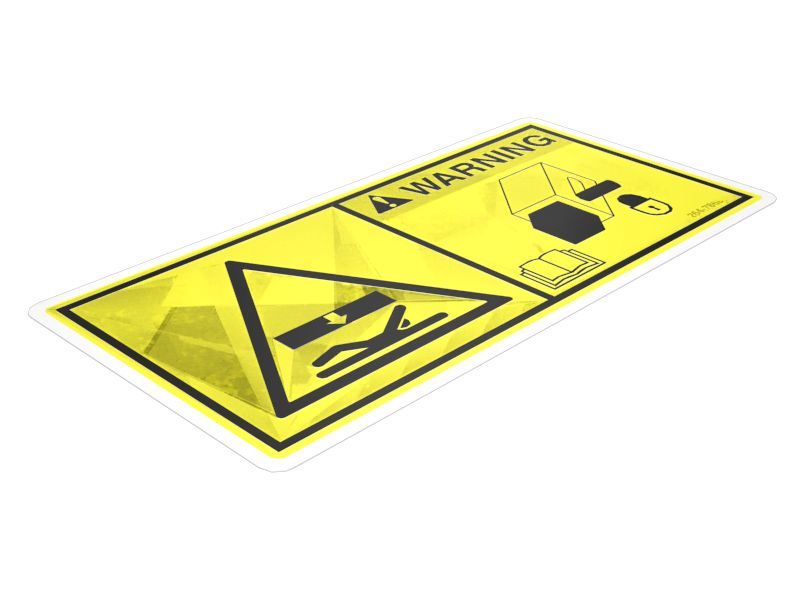 264-7868: НАКЛЕЙКА ПРЕДУПРЕДИТЕЛЬНАЯ PI