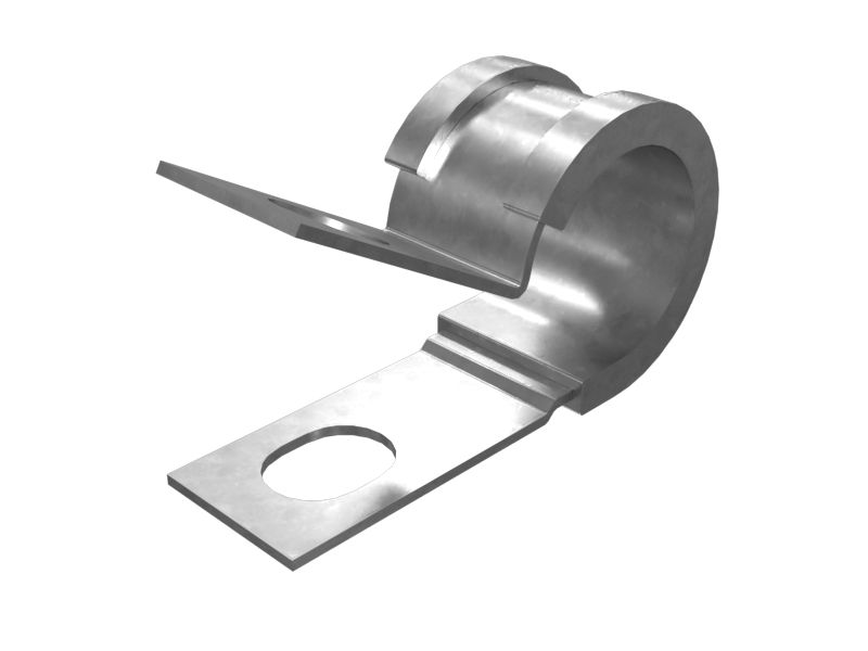 Петлевой зажим с подкладкой, внутренний диаметр 18,5 мм