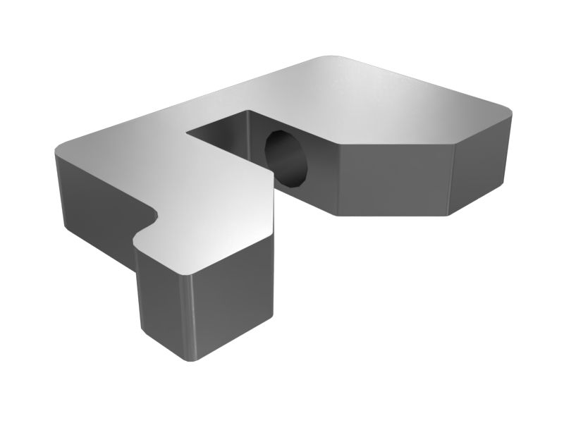 617-4118: 10mm Thick Stick Wiring Harness Mounting Plate