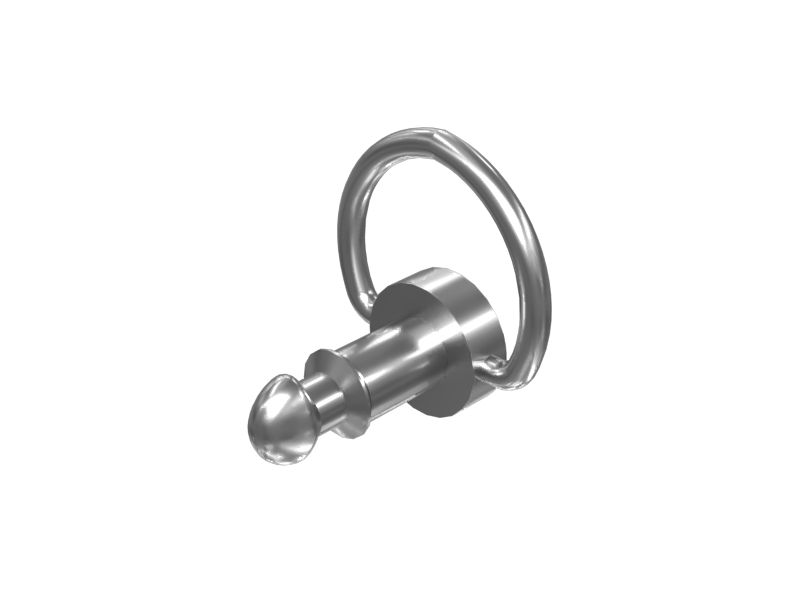 613-2036: 19mm Length Hood Lock Latch