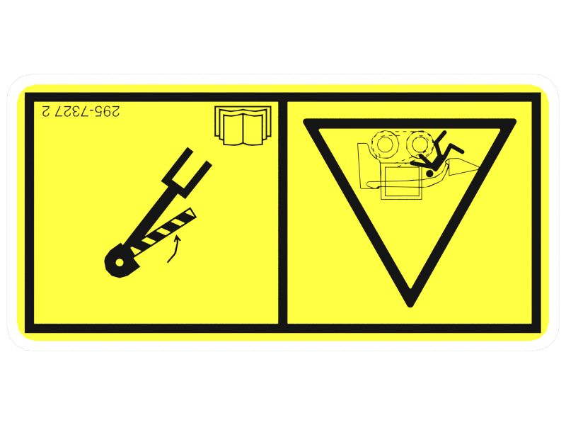 НАКЛЕЙКА ПРЕДУПРЕДИТЕЛЬНАЯ CR