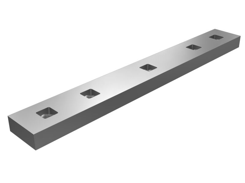 617-5981: 40mm Width Cutting Edge Wear Bar Plate