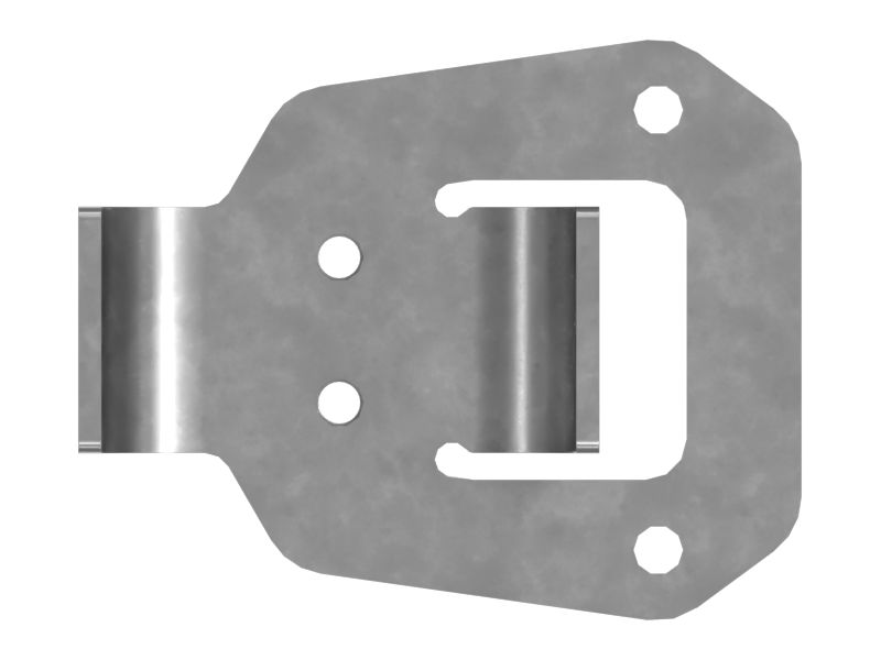 5mm Thick Hydraulic Hose Clamp Mount Plate