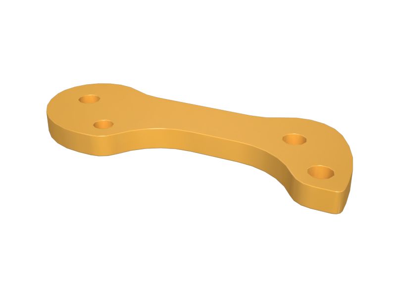 Rail Wheel Support Plate