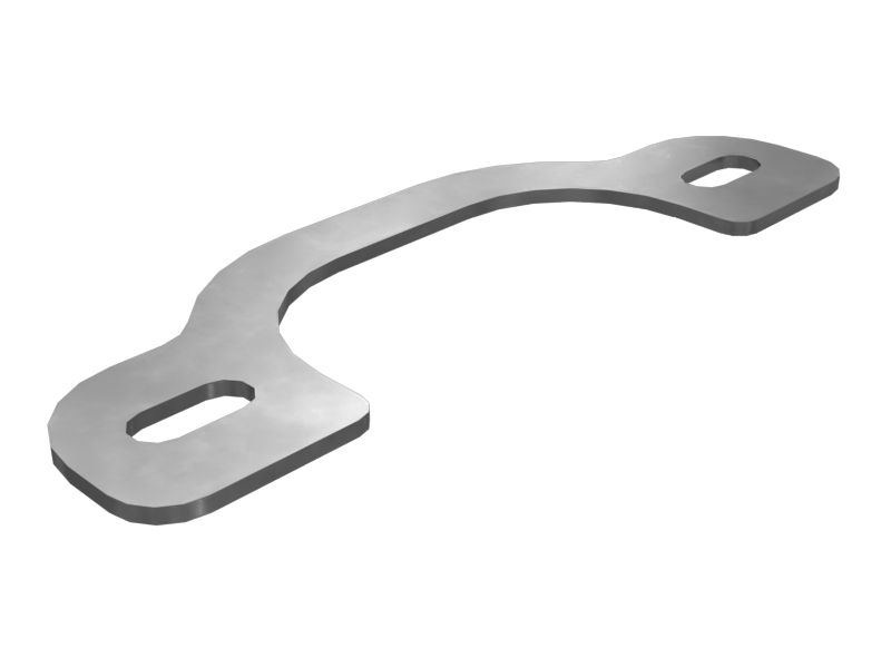 588-2772: 3mm Thickness Baffle Mounting Plate