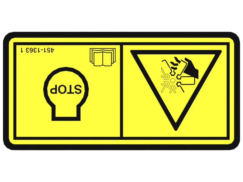 НАКЛЕЙКА ПРЕДУПРЕЖДЕНИЯ (F)