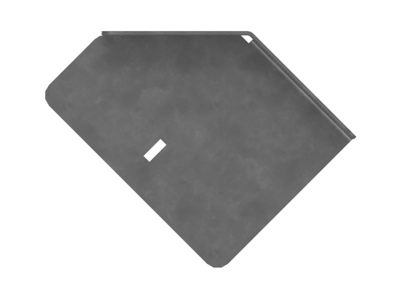 Wheel Drive Hydraulic Hose Lines Support Plate