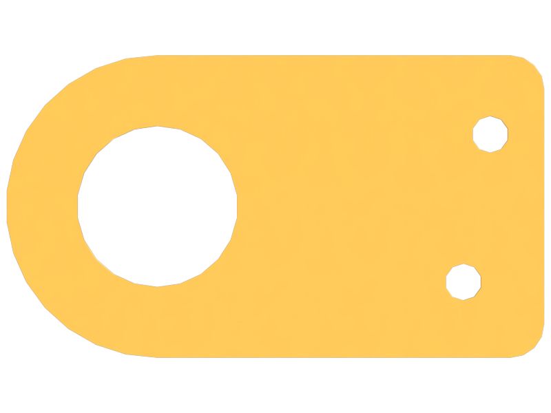4.83mm Thick Battery Cable Contactor Plate