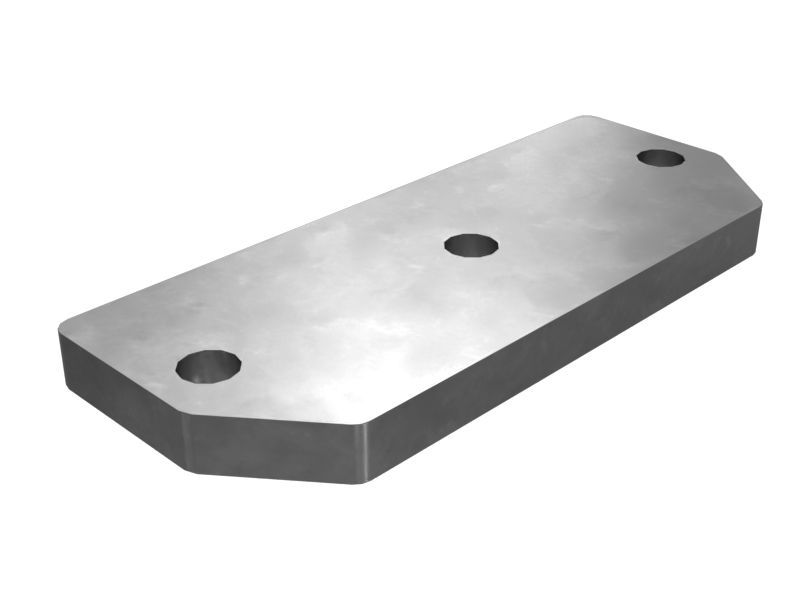 590-1790: 19.05 mm Thick Drop Arm Shim Plate