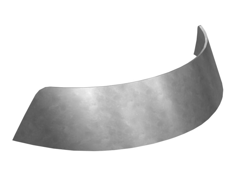 600-7113: 10mm Thick Curved Plate