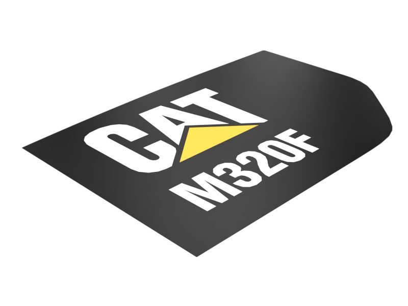 Left-Hand Side CAT M320F Identification Film