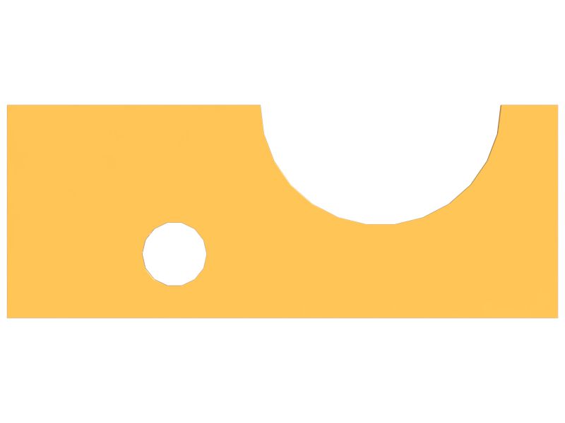 8mm Thick Screed Tamper Bar Plate