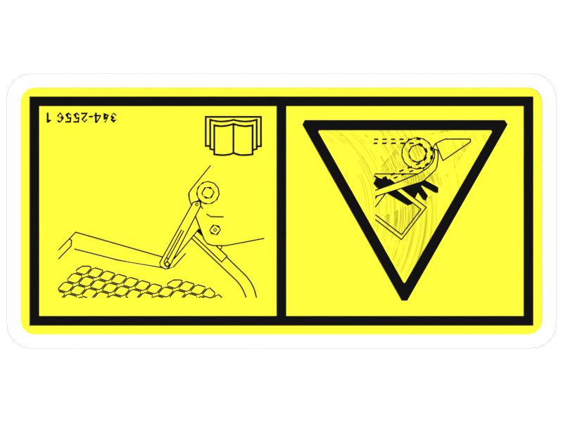 НАКЛЕЙКА С ПРЕДУПРЕЖДЕНИЕМ