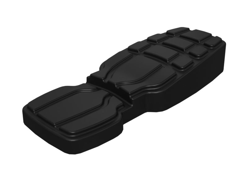 599-5822: 238mm Length Brake Pedal Cover
