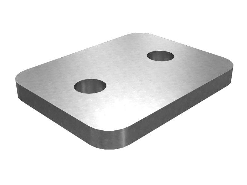 8mm Thick Scraper Mounting Plate