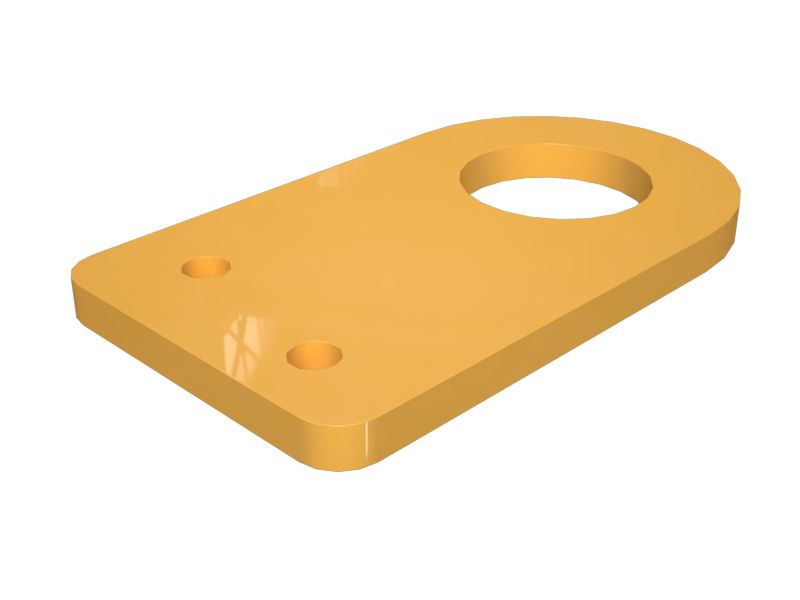 4.83mm Thick Battery Cable Contactor Plate