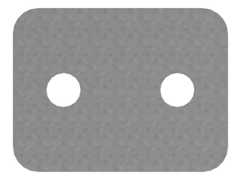 8mm Thick Scraper Mounting Plate
