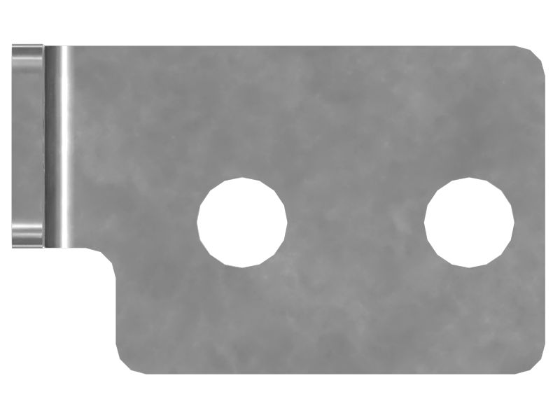 6mm Thickness Hydraulic Line Mounting Plate