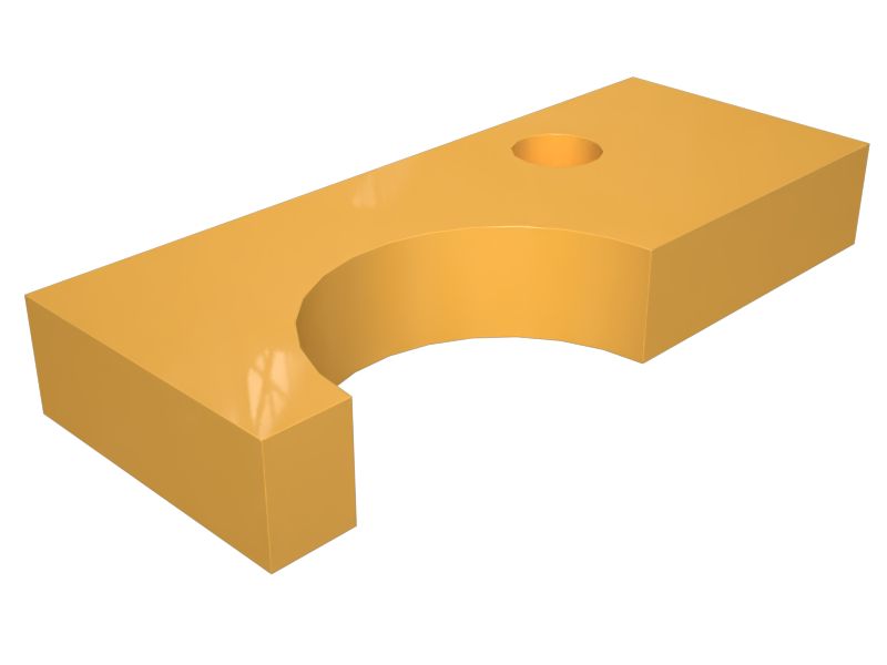 579-7823: 8mm Thick Screed Tamper Bar Plate