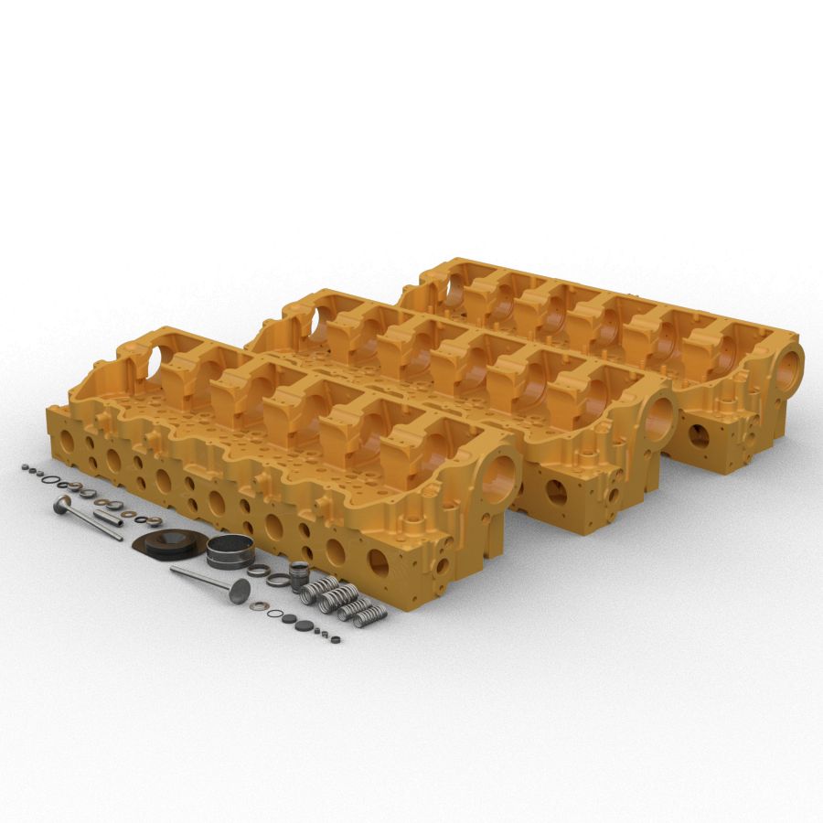 Головка блока цилиндров двигателя