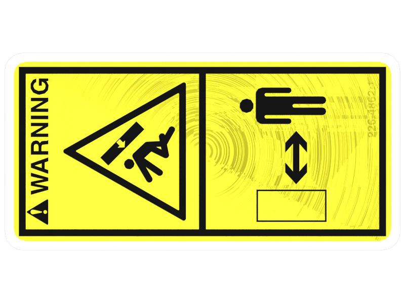 НАКЛЕЙКА ПРЕДУПРЕЖДЕНИЕ CR