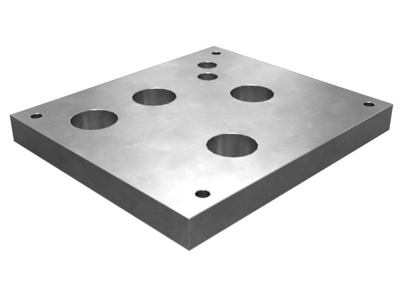 Пластина кожуха для заднего моста, толщина 20 мм