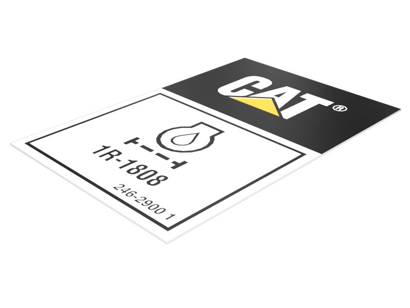 246-2900: Oil Filter Identification Film Label