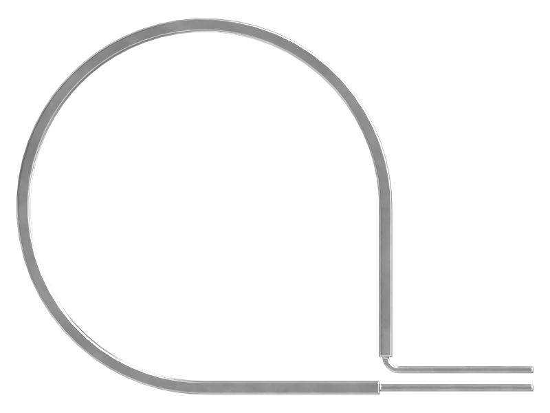 204-1070: 25mm Wide Hose Loop Clip | CATCorp