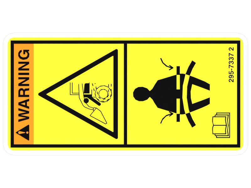 НАКЛЕЙКА С ПРЕДУПРЕЖДЕНИЕМ