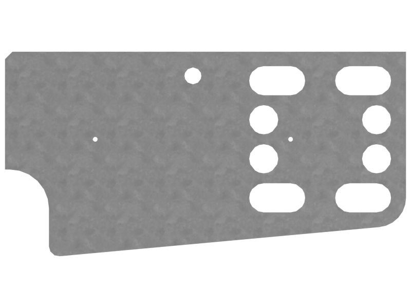 317-2411: 20mm Thick Right Hand Fender Mounting Plate 3172411 купить